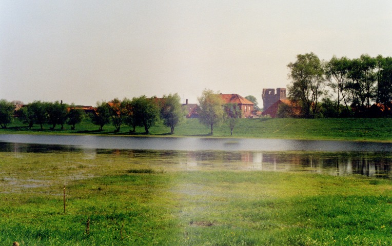 Blick auf Sandau im Jahr 2000